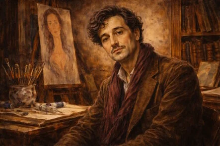 Amedeo Modigliani artiste juif sepharade italien 